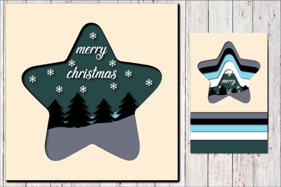3D Multi Layer Christmas SVG for Festive Branding
