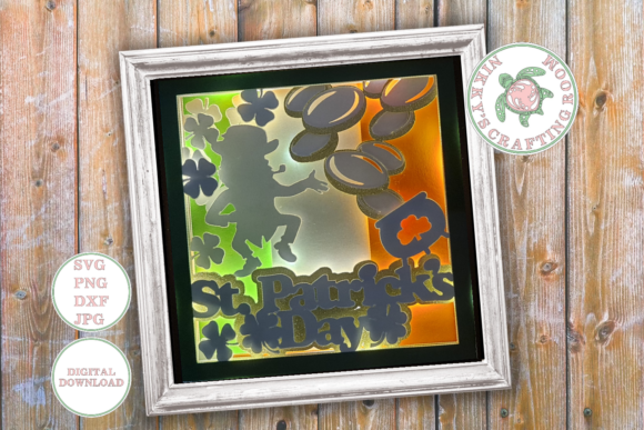 Festive & Versatile 3D SVG Shadow Box for Seasonal Branding