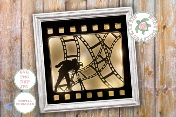 Film 3d Shadow Box Template