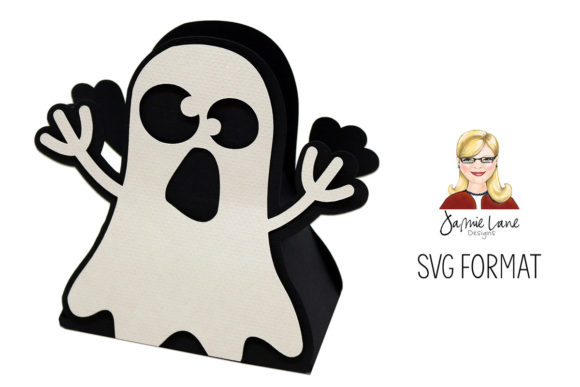Ghost Treat Box: A Spooky-Chic 3D SVG for Seasonal Branding and Craft Projects