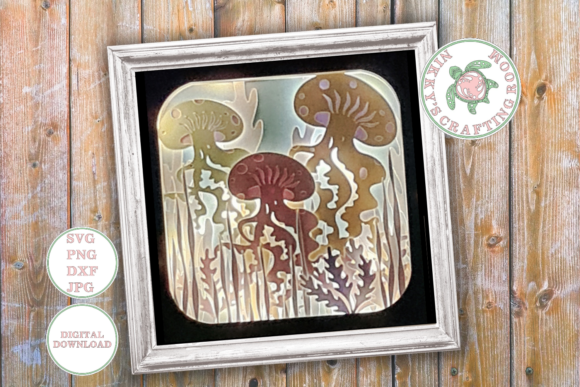 Jellyfish 3D Shadow Box Template Review