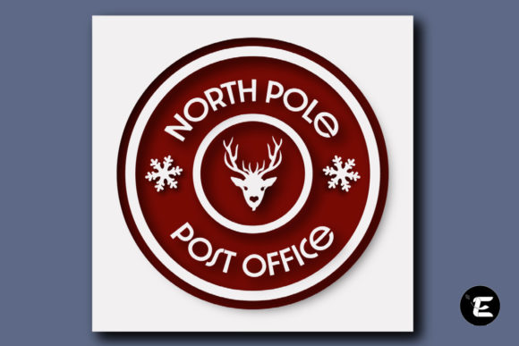 Noth Pole Post Office: A 3D SVG Shadow Box for Seasonal Blog Graphics
