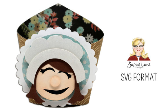 Pilgrim Girl Wrap Box: A 3D SVG Shape for Versatile Crafting