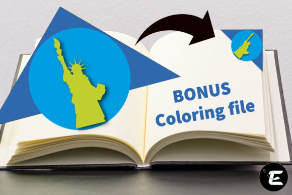 Statue of Liberty Bookmark: A Versatile 3D SVG Shape for Content Publishers
