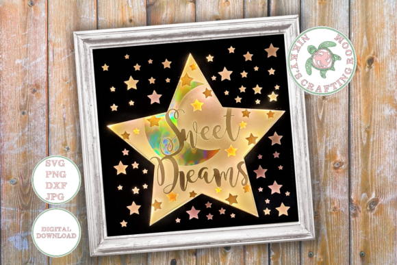 Sweet Dreams 3D Shadow Box Template Review