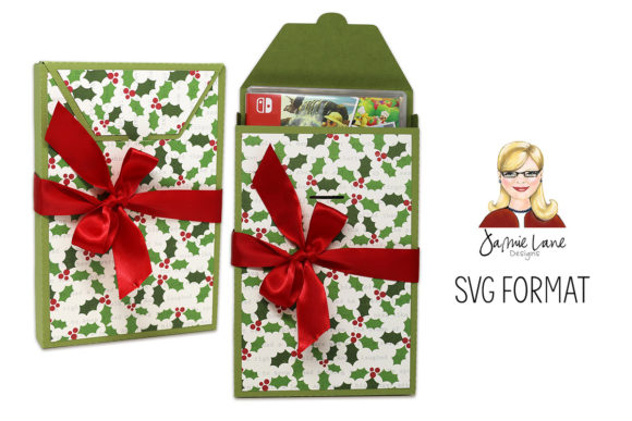 Switch Video Game Gift Box: A 3D SVG Christmas Design for Branding and Marketing